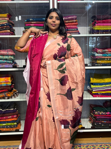 PURE MANGALGIRI DIGITAL PRINT SAREES