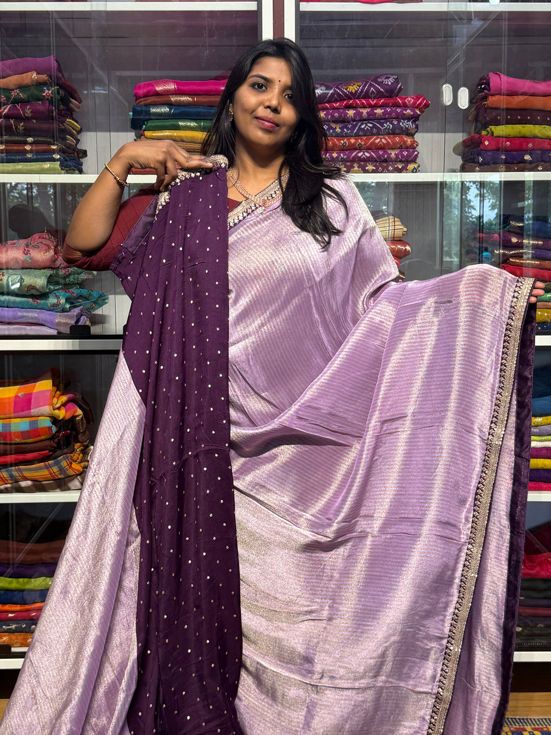 SABYASACHI INSPIRED TISSUE DIGITAL PRINT SAREES: