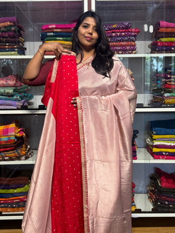 SABYASACHI INSPIRED TISSUE DIGITAL PRINT SAREES: