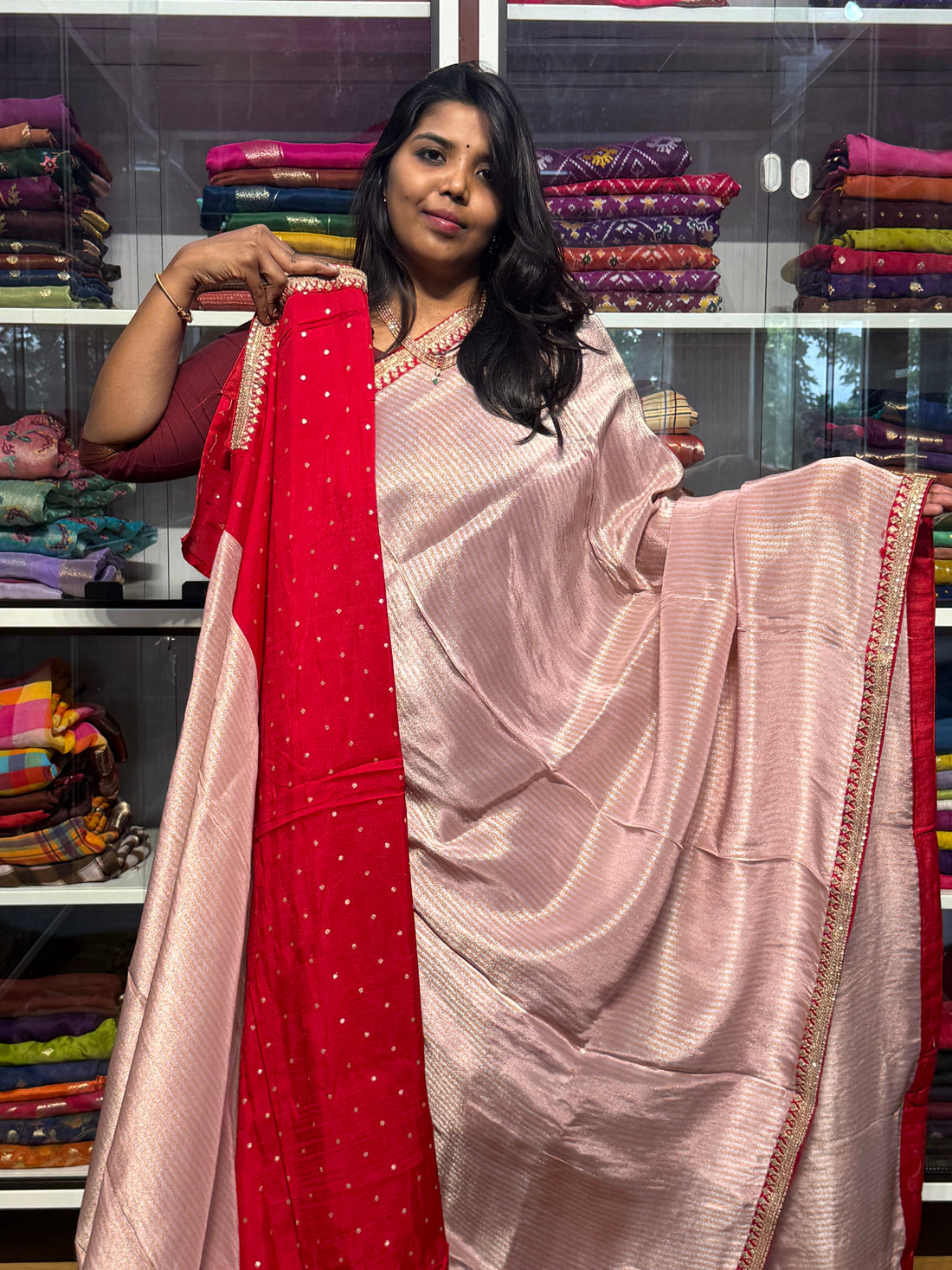 SABYASACHI INSPIRED TISSUE DIGITAL PRINT SAREES: