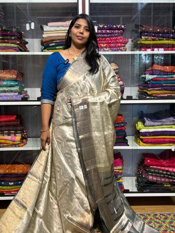 SILK MARK CERTIFIED PURE TISSUE WEAVING ON KORA ORGANZA