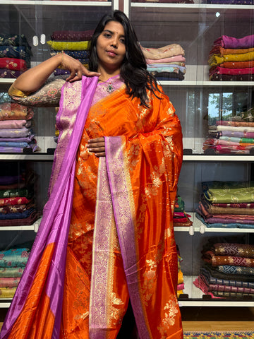 BANARAS CHINON SILK SAREE