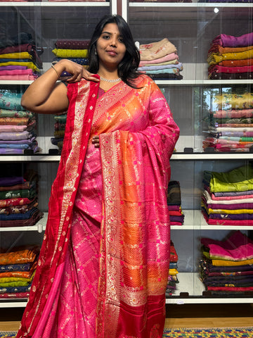 BANDINI WEAVING SHADED CONCEPT: PINK AND ORANGE